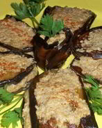 Баклажаны с орехами