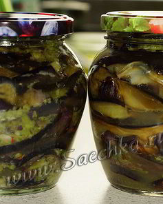 Баклажаны с острой приправой