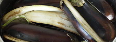 баклажаны с сырной начинкой. Шаг 2