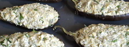 баклажаны с сырной начинкой. Шаг 6