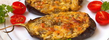 баклажаны с сырной начинкой. Шаг 7