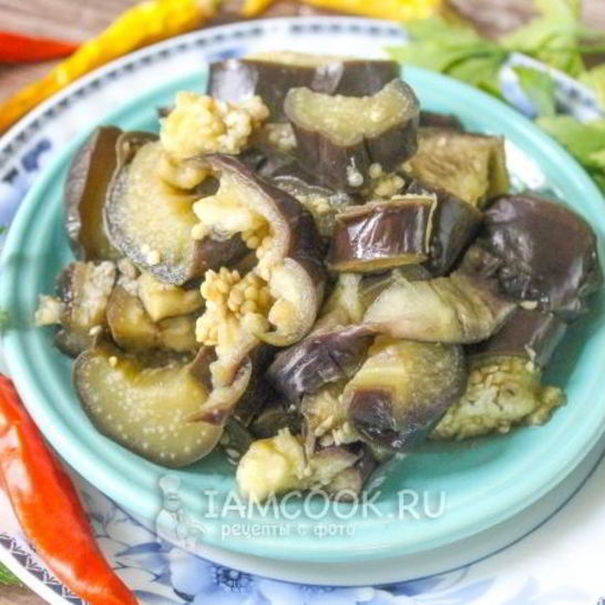 Рецепт баклажанов соленых под гнетом