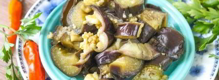 баклажаны соленые под гнетом. Шаг 8