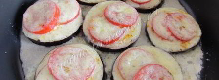 баклажаны, запеченные с моцареллой. Шаг 13