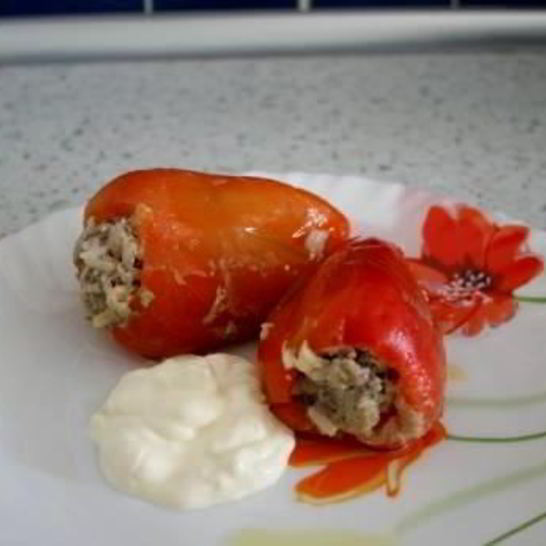 Рецепт фаршированного перца со сметаной