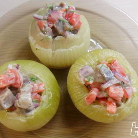 Рецепт фаршированных луковиц