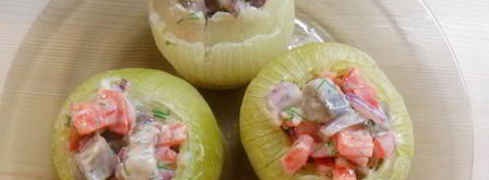 фаршированные луковицы. Шаг 4