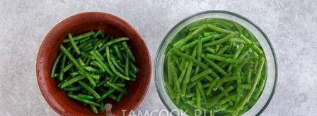 фасоль с чесноком и соевым соусом. Шаг 4