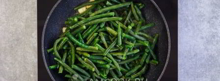 фасоль с чесноком и соевым соусом. Шаг 6