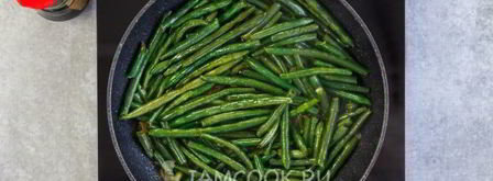 фасоль с чесноком и соевым соусом. Шаг 7