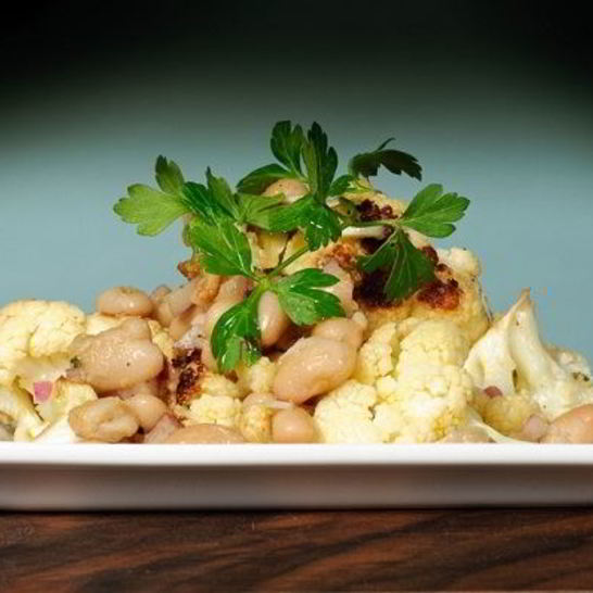 Рецепт фасоли с цветной капустой