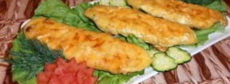 кабачки, фаршированные творогом. Шаг 11