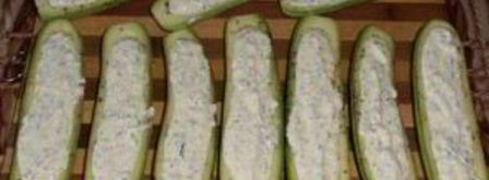 кабачки, фаршированные творогом. Шаг 8