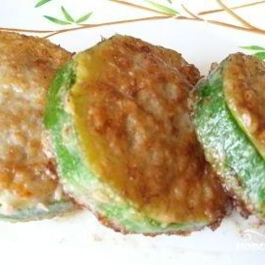 Рецепт кабачков в кляре с фаршем