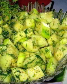 Кабачки в маринаде под грузди