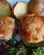 Кабачки, запеченные под шубкой