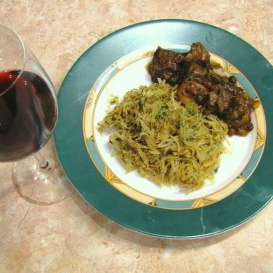 Рецепт капусты жареной