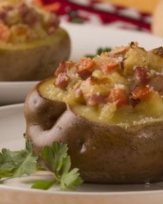 Картофель фаршированный