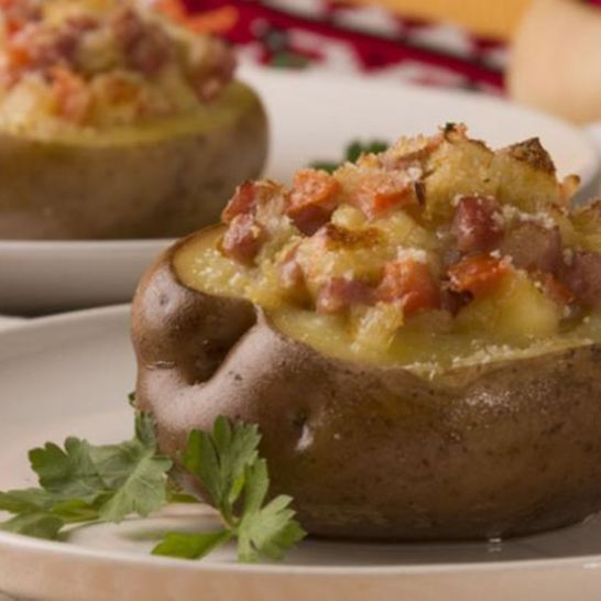 Рецепт картофеля фаршированного