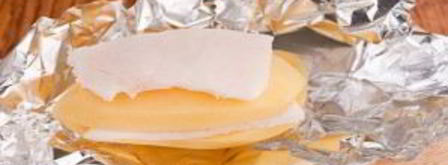 картофель, запеченный в духовке в фольге с салом. Шаг 3