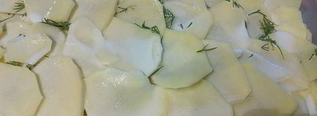 картофельный гратен с лососем. Шаг 3