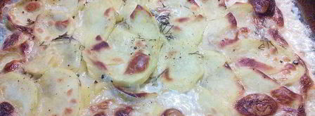 картофельный гратен с лососем. Шаг 4