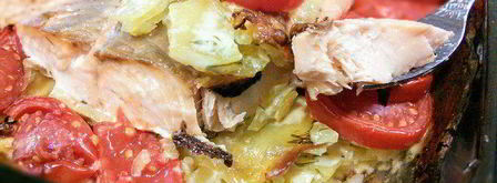 картофельный гратен с лососем. Шаг 8