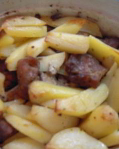 Картошечка с мясом, запеченная в духовке