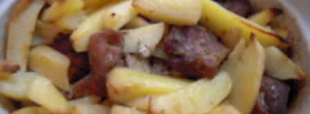 картошечка с мясом, запеченная в духовке. Шаг 3