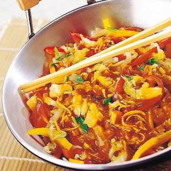 Рецепт китайской капусты на сковородке