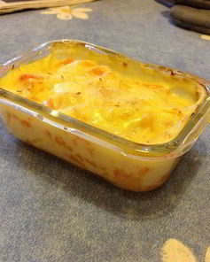 Легкий тыквенный гратен