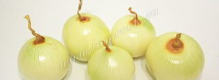 лук запеченный, фаршированный грибами и ветчиной. Шаг 3