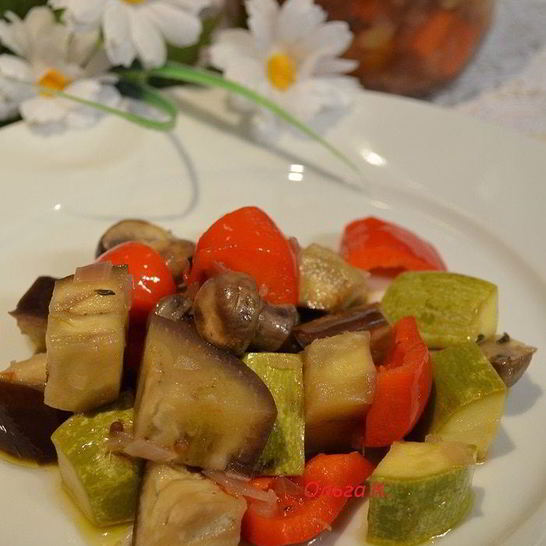 Рецепт овощей в шафрановома маринаде