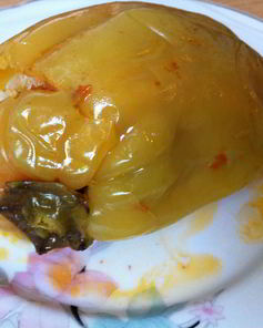 Перец фаршированный грибами