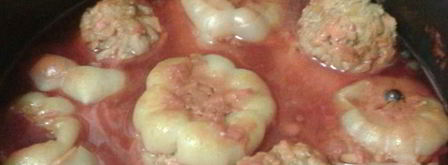 перец, фаршированный мясом и рисом. Шаг 12