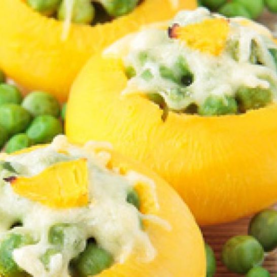 Рецепт репы, фаршированной зеленым горошком и сыром