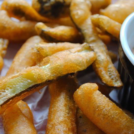 Рецепт соленых огурцов в кляре