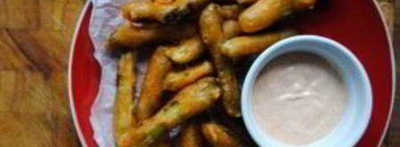 соленые огурцы в кляре. Шаг 4