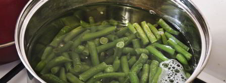 стручковая фасоль с грибами. Шаг 3