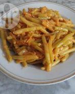 Стручковая фасоль в сметанном соусе