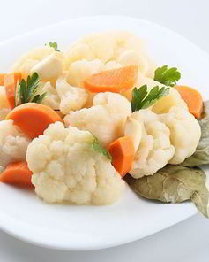 Цветная капуста, соленая по-грузински