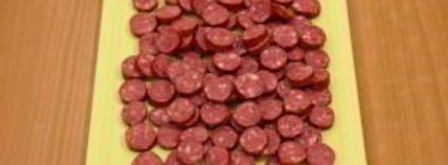 цветная капуста, тушенная с баклажанами и сосисками. Шаг 6