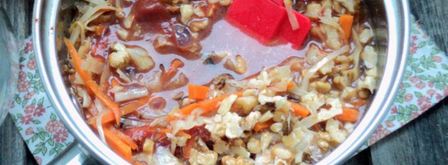 тушеная капуста с грецкими орехами. Шаг 8