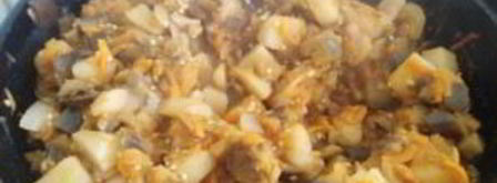 тушеная картошка с овощами. Шаг 5