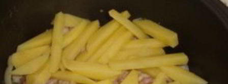 тушеный картофель в мультиварке редмонд. Шаг 6