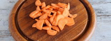 тушеные кабачки с морковью и помидорами. Шаг 3