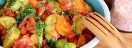 тушеные кабачки с морковью и помидорами. Шаг 13