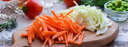 тушеные овощи с грибами. Шаг 4