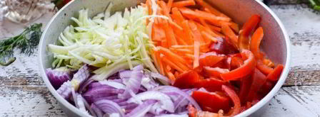 тушеные овощи с грибами. Шаг 5