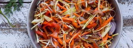 тушеные овощи с грибами. Шаг 6